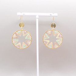 Ernestine - Rose Vert pastel